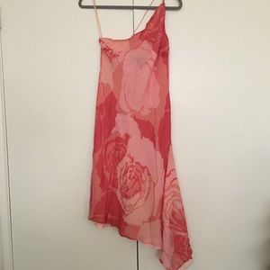 Express pink floral dress